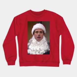 Michael Scott as Santa Claus Crewneck Sweatshirt